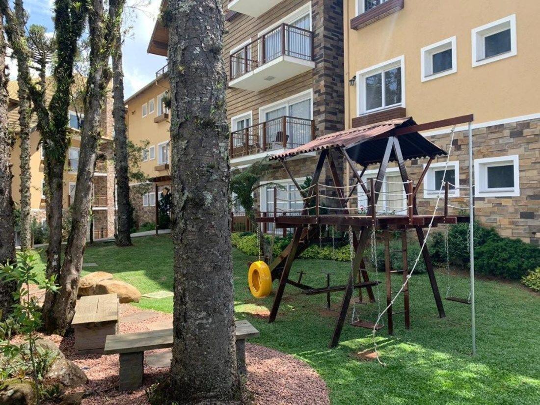 103/3 Apto Com Piscina Aquecida Gramado Kültér fotó