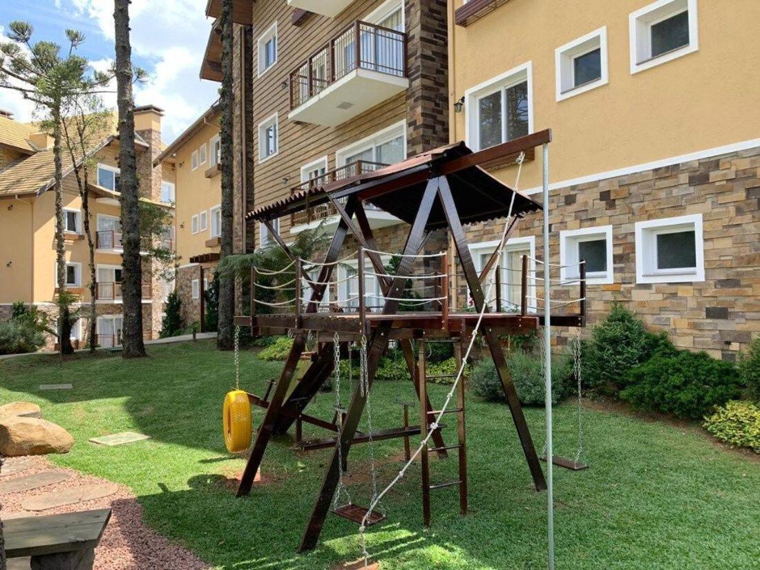 103/3 Apto Com Piscina Aquecida Gramado Kültér fotó